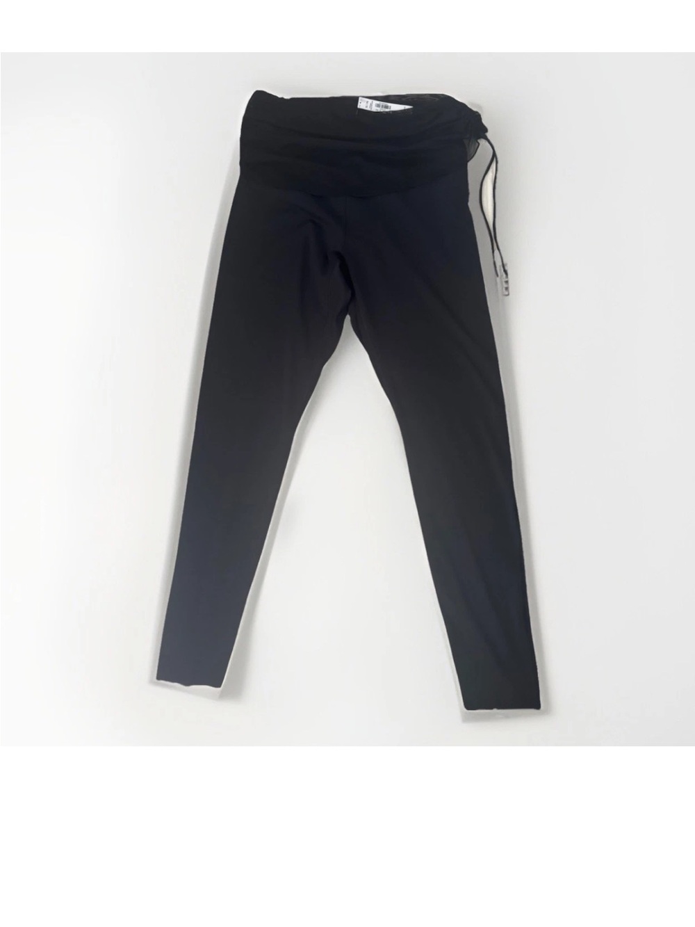 PINK Victoria's Secret Black women’s Foldover Waist Leggings NWT